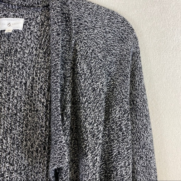 Lou & Grey marled draped open cardigan - Picture 4 of 7